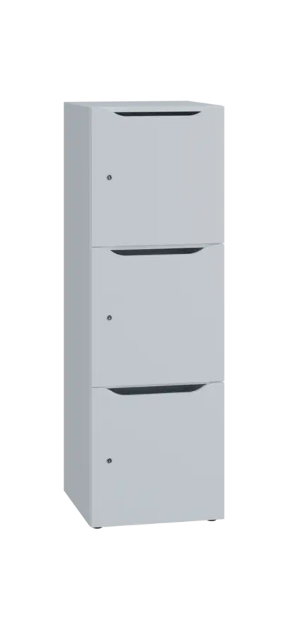 DOMINOU 33 úložná skříň 3-boxová, 1367x450x400 mm, bílá